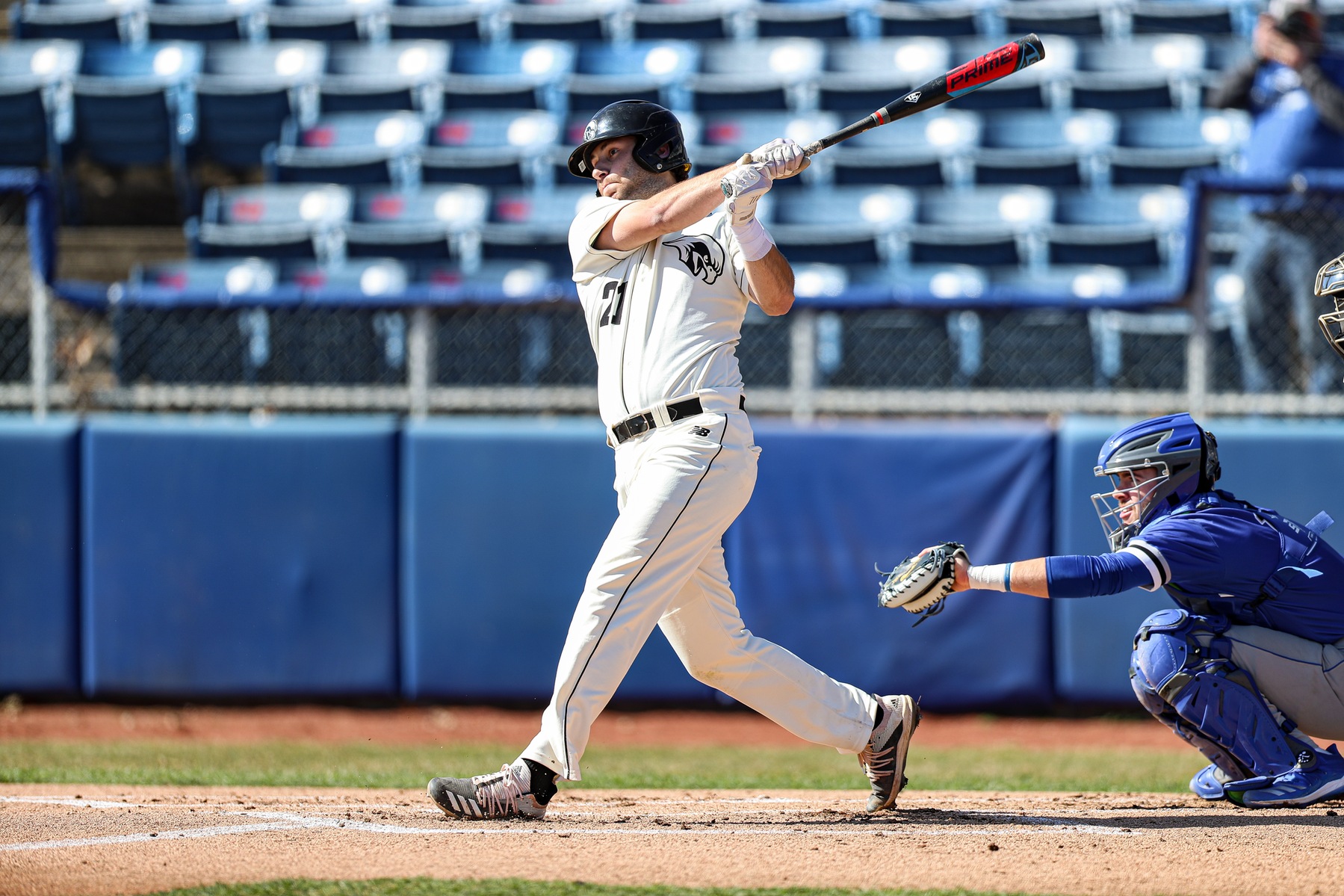 No. 20 Johns Hopkins used a pair of runs in the bottom of the ninth inning to top Roanoke 4-3 in the final game of the Baltimore Invitational.