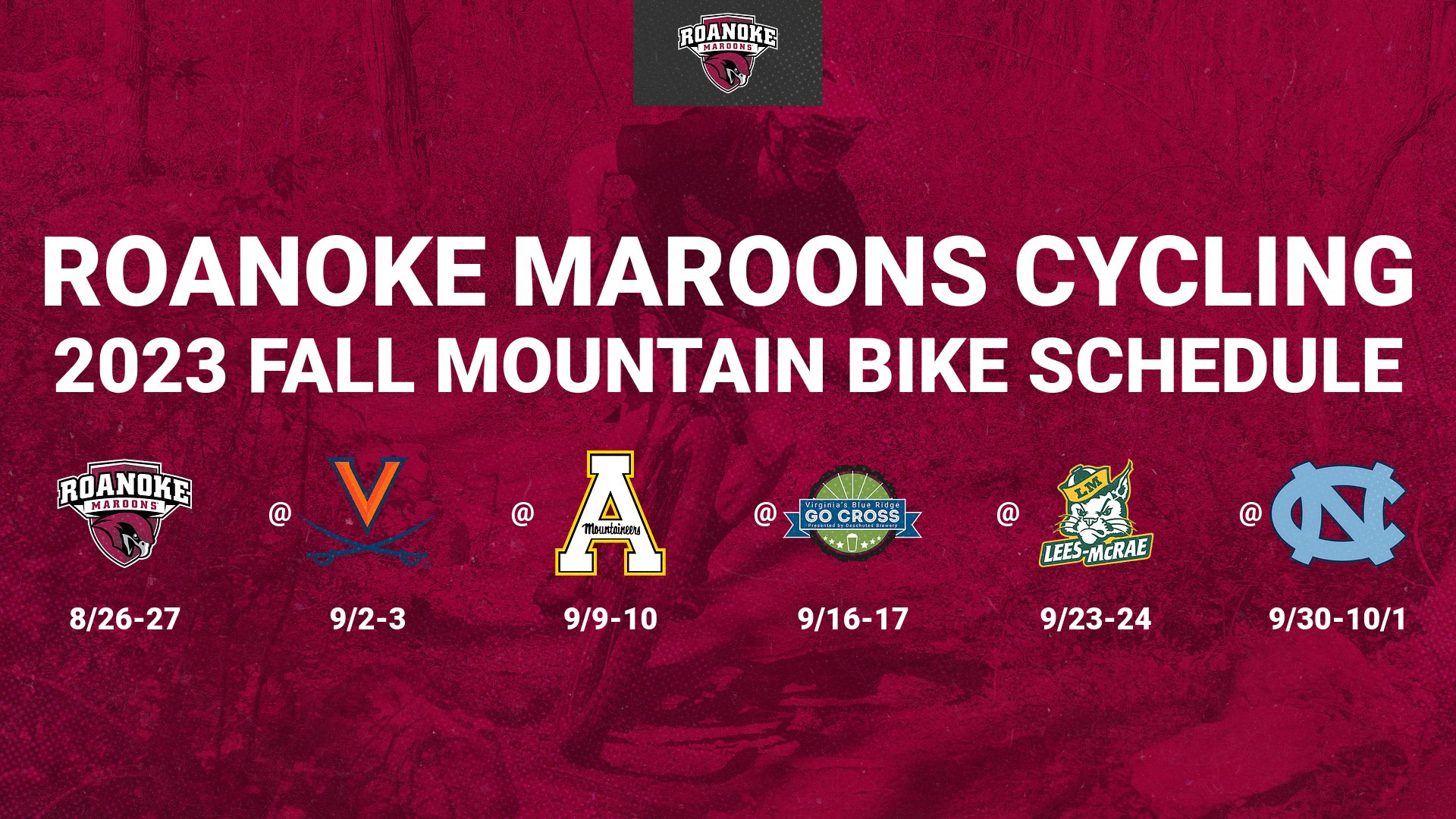 Fall 2023 Cycling Schedule
