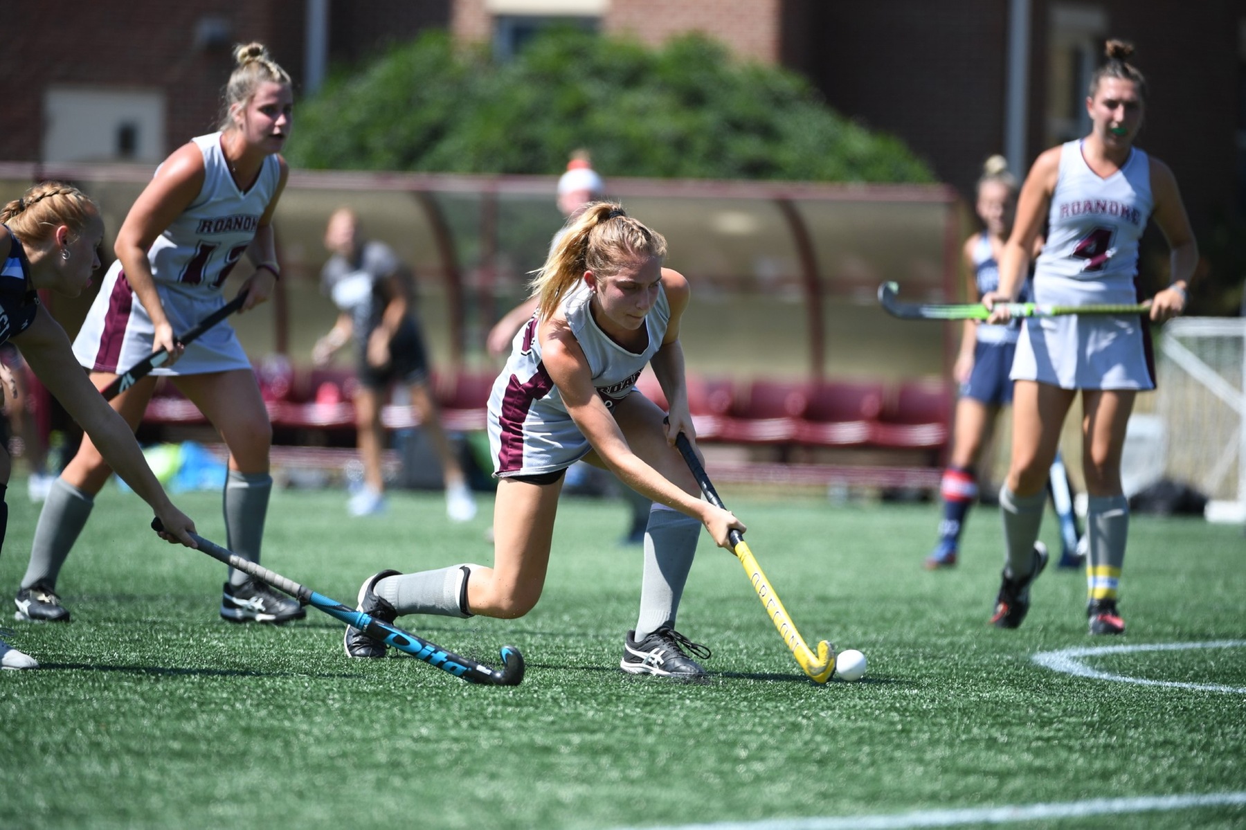 action photo of Roanoke filed hockey player Claudia Roncone
