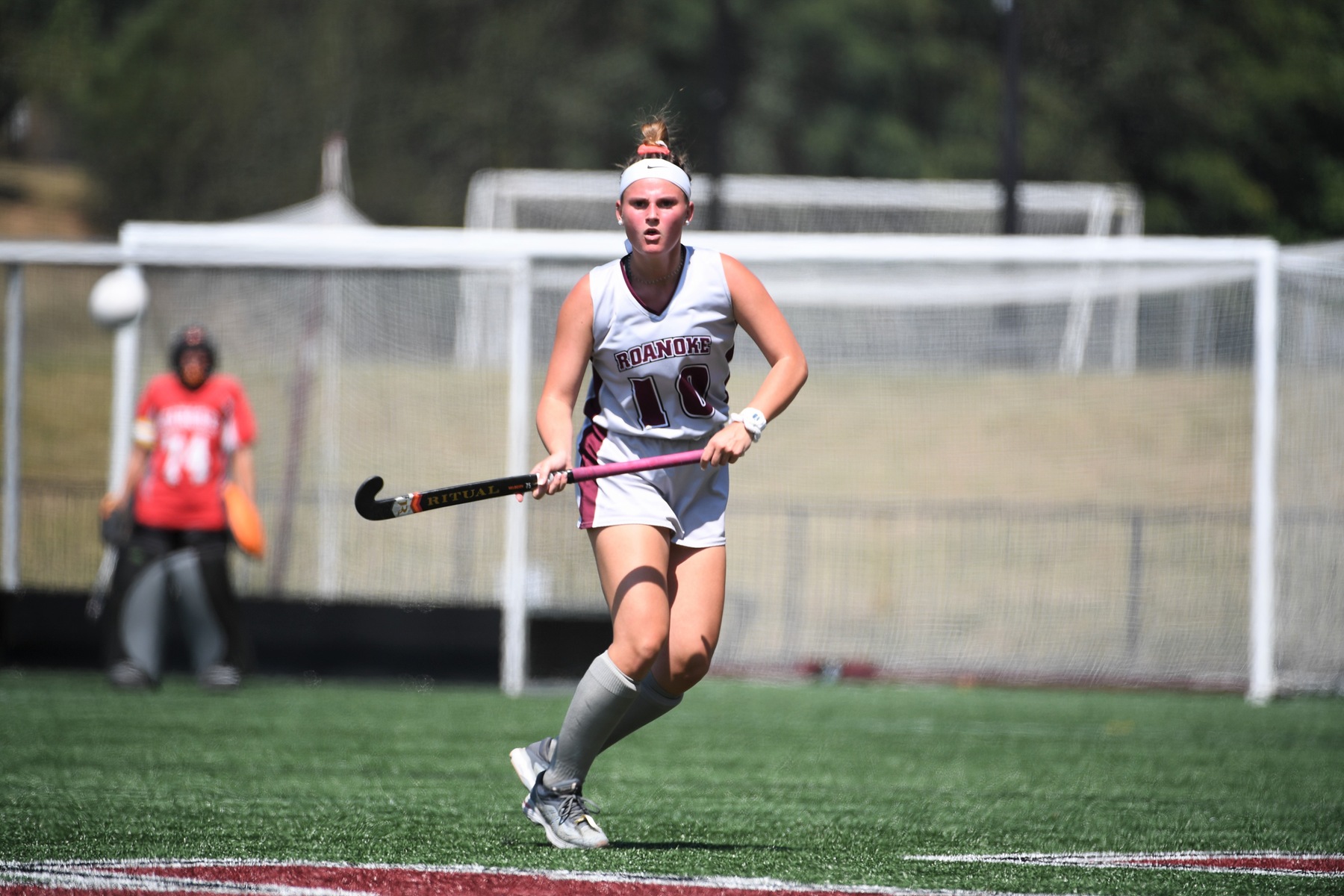 action photo of RC field hockey player Alexis Lester