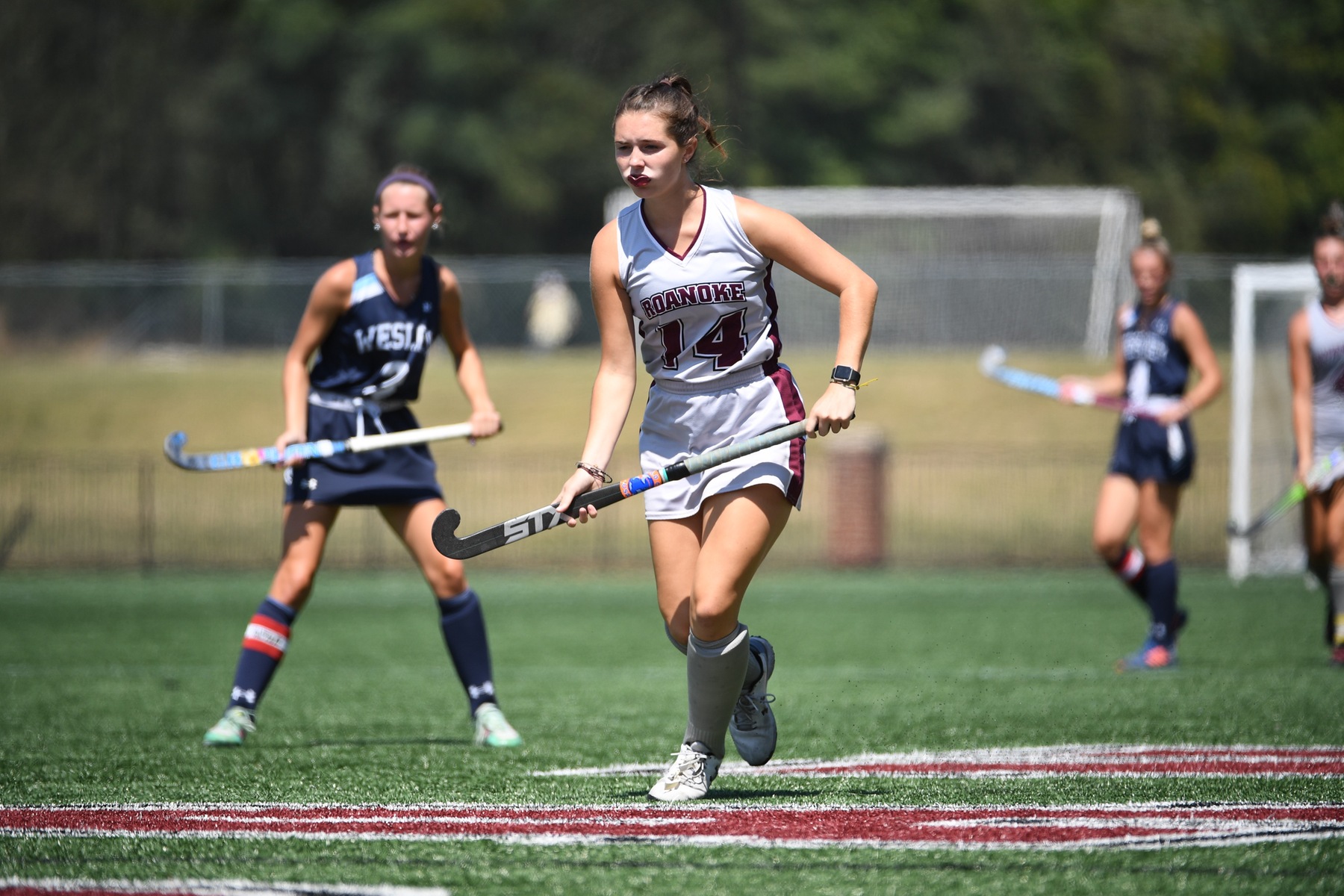 action photo of Roanoke field hockey player Caroline Diehl