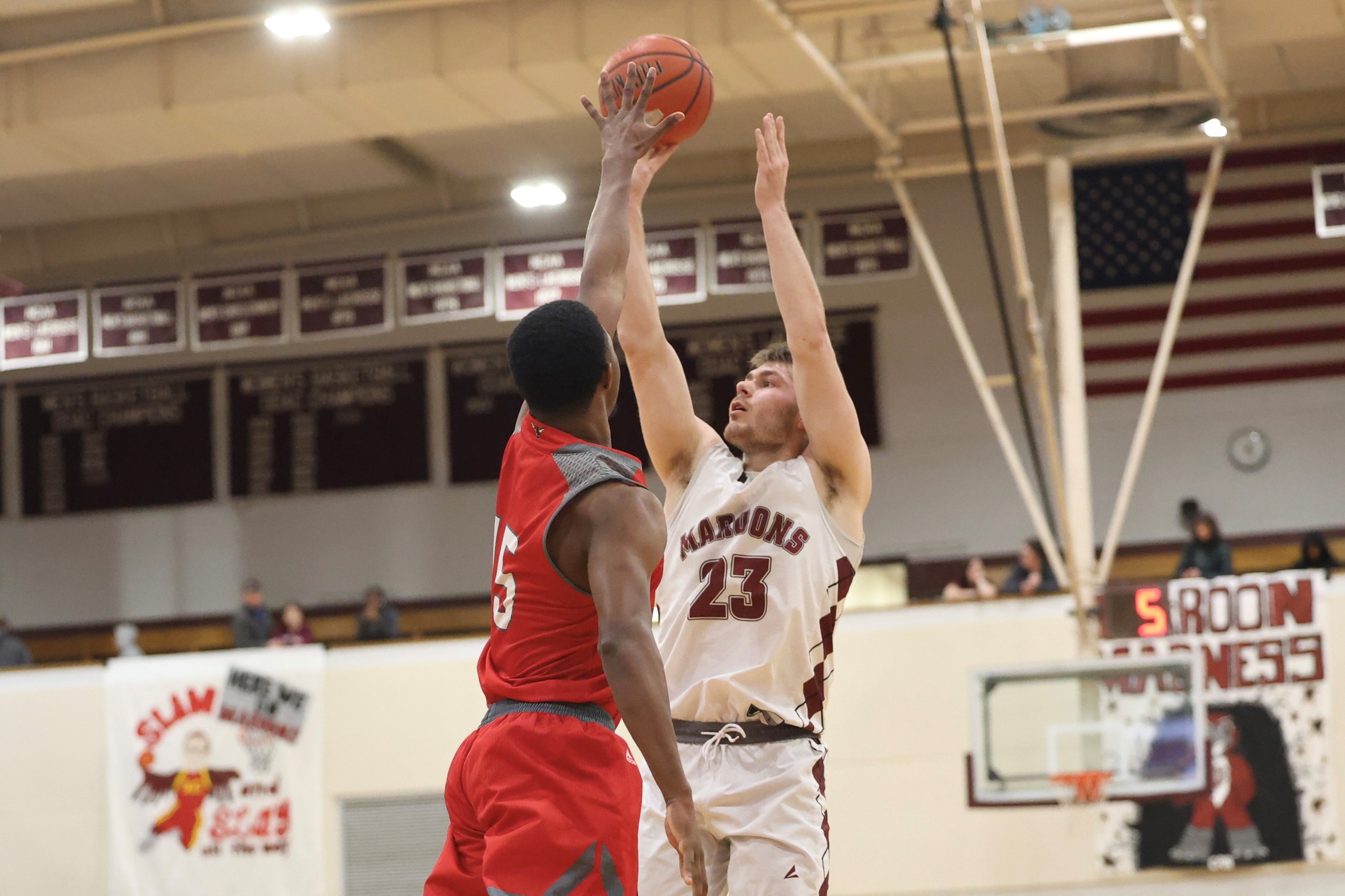 Kasey Draper recorded his second double-double of the season in the win over the Hornets.