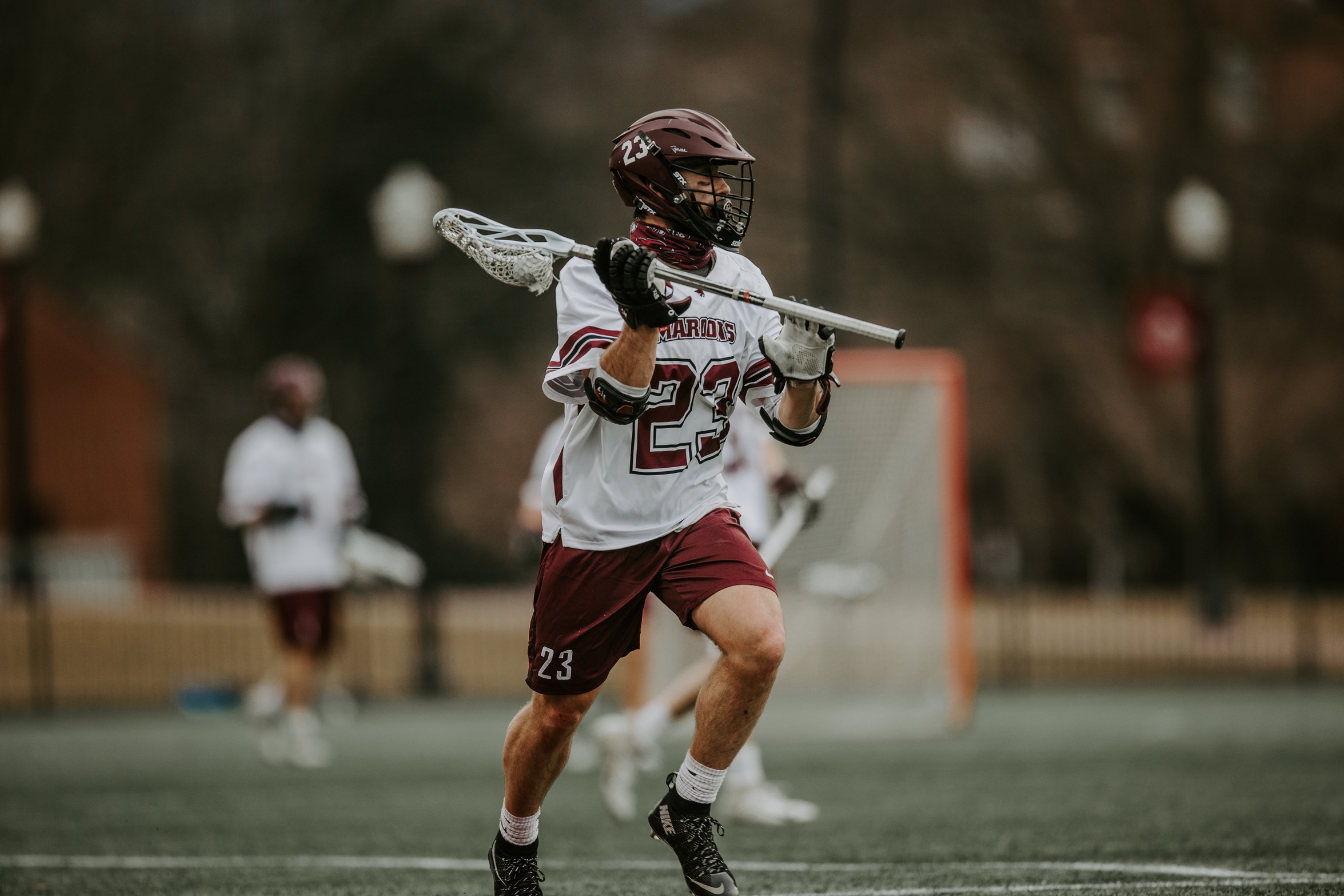 action Photo of RC lacrosse player Griffin Buck