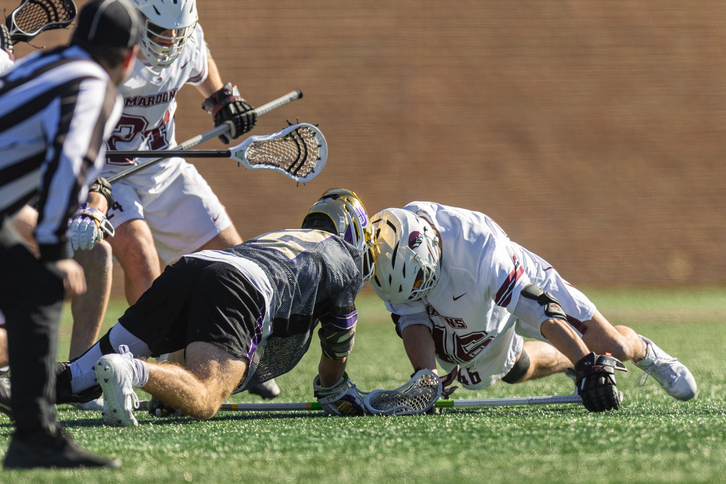 Dickinson Escapes With Win Over Maroons