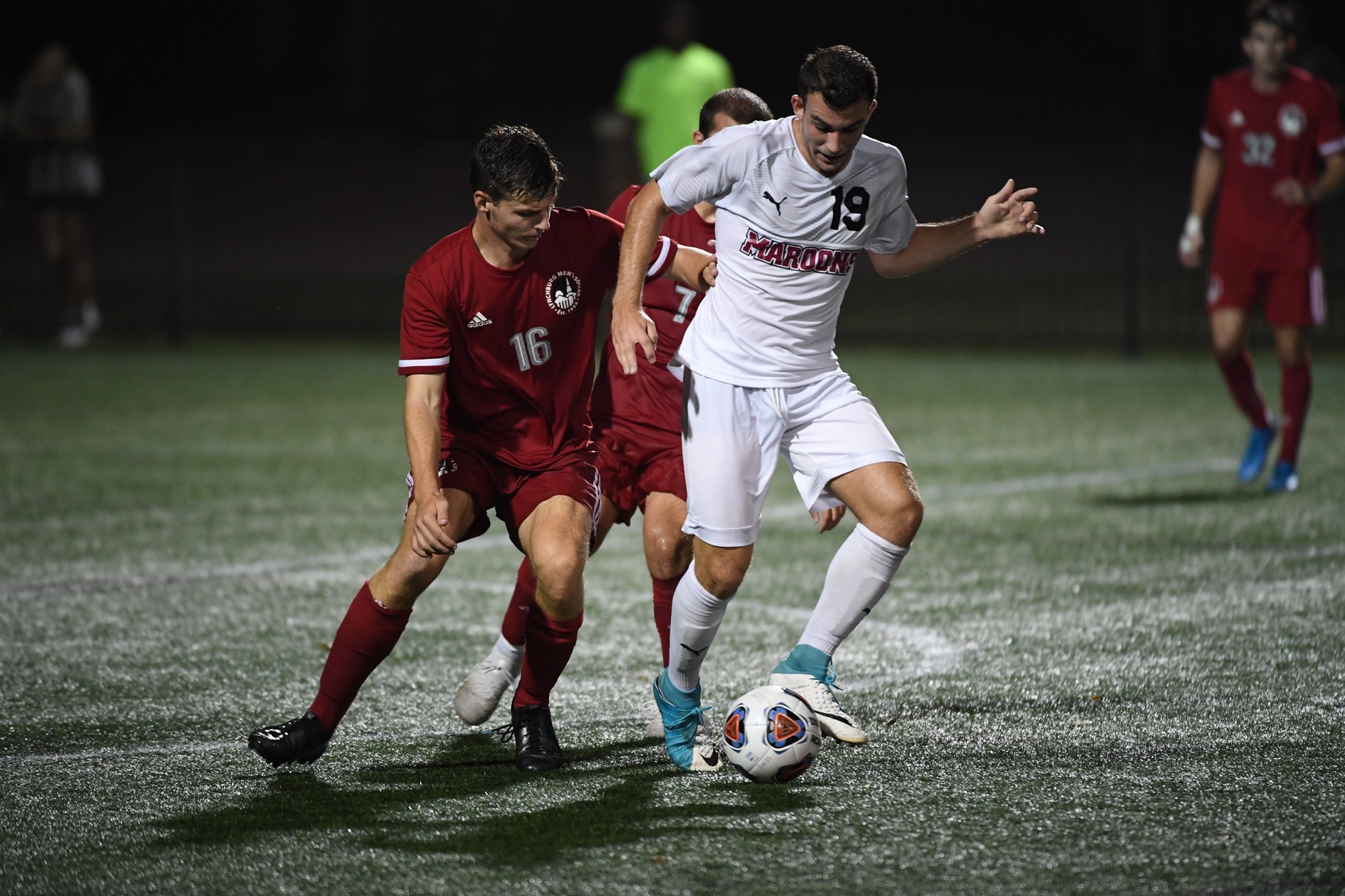action photo of RC soccer player Liam Camilleri