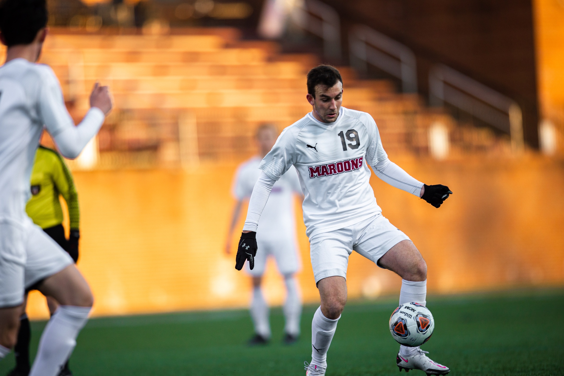 action photo of RC soccer player Liam Camilleri