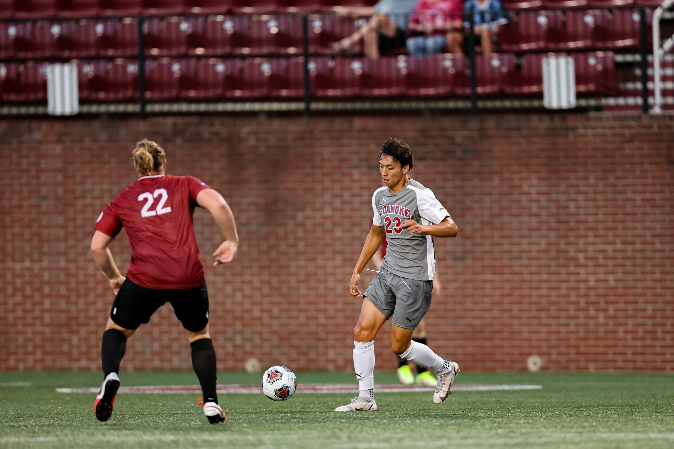 action shot of RC soccer player Michael Chang