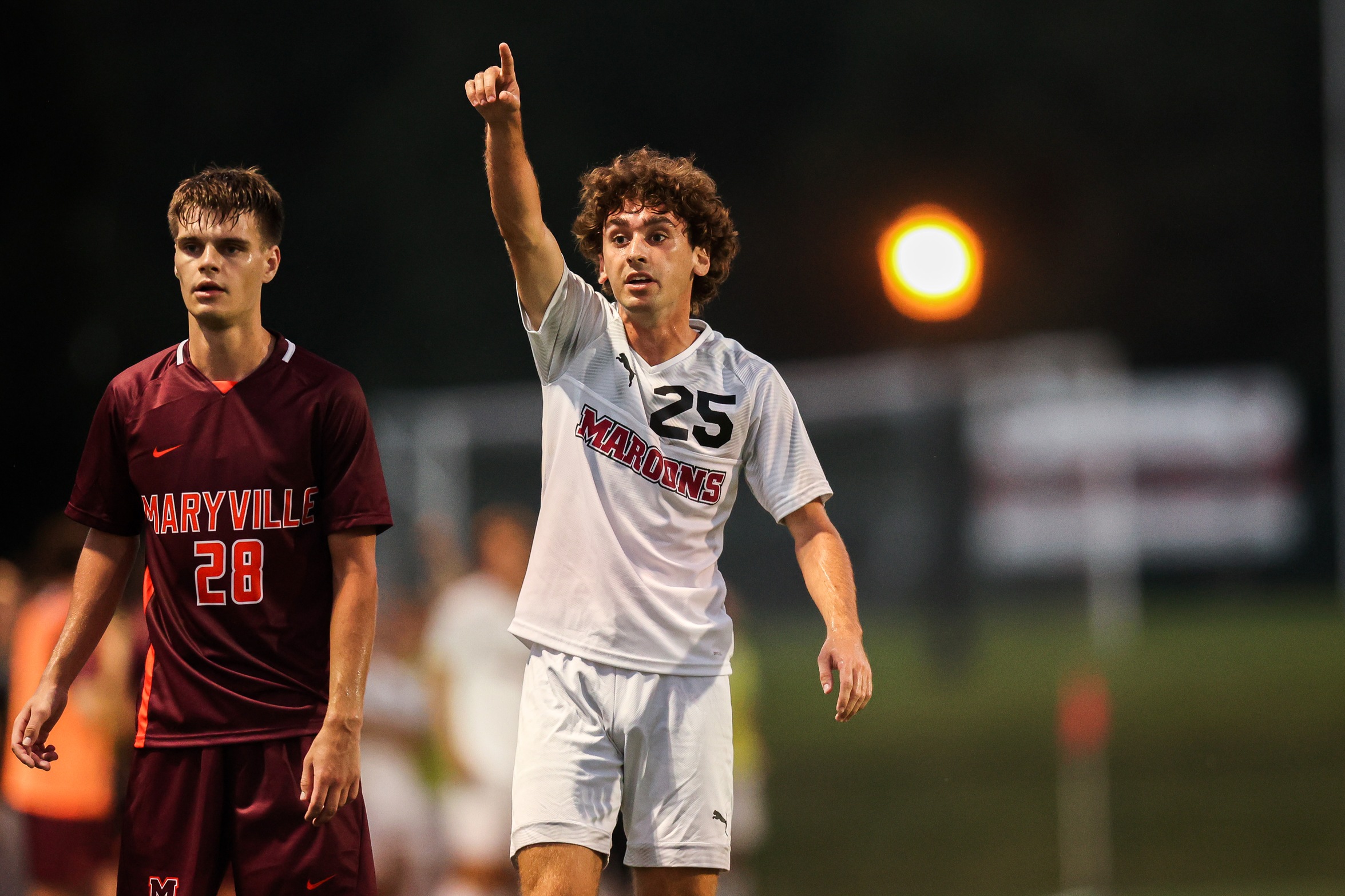 Jake Berecz scored the lone goal in the win over Stockton