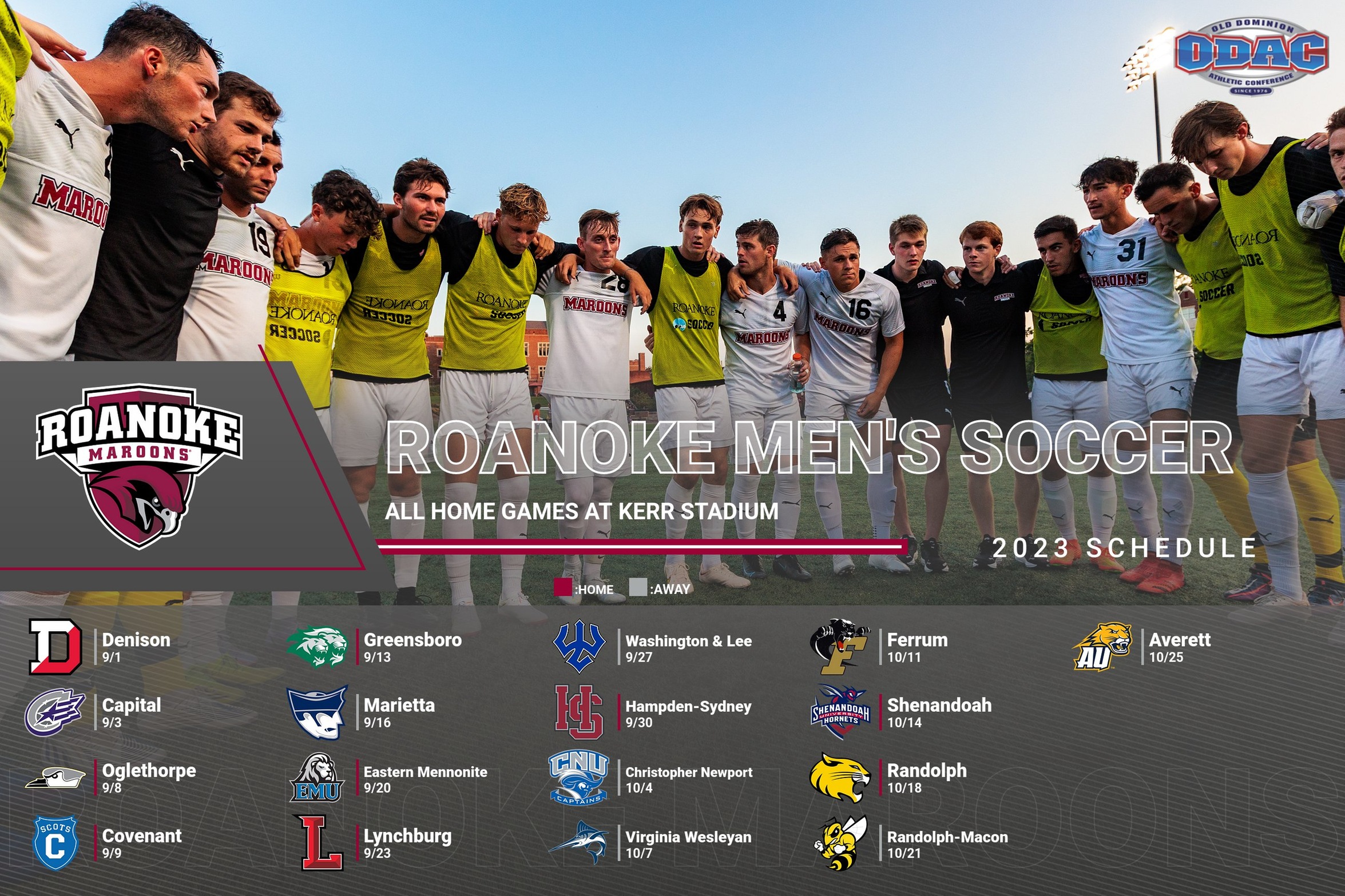2023 Men's Soccer Schedule