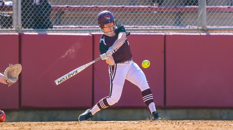 Kate Houle hit two home runs on Day 1 in Florida.