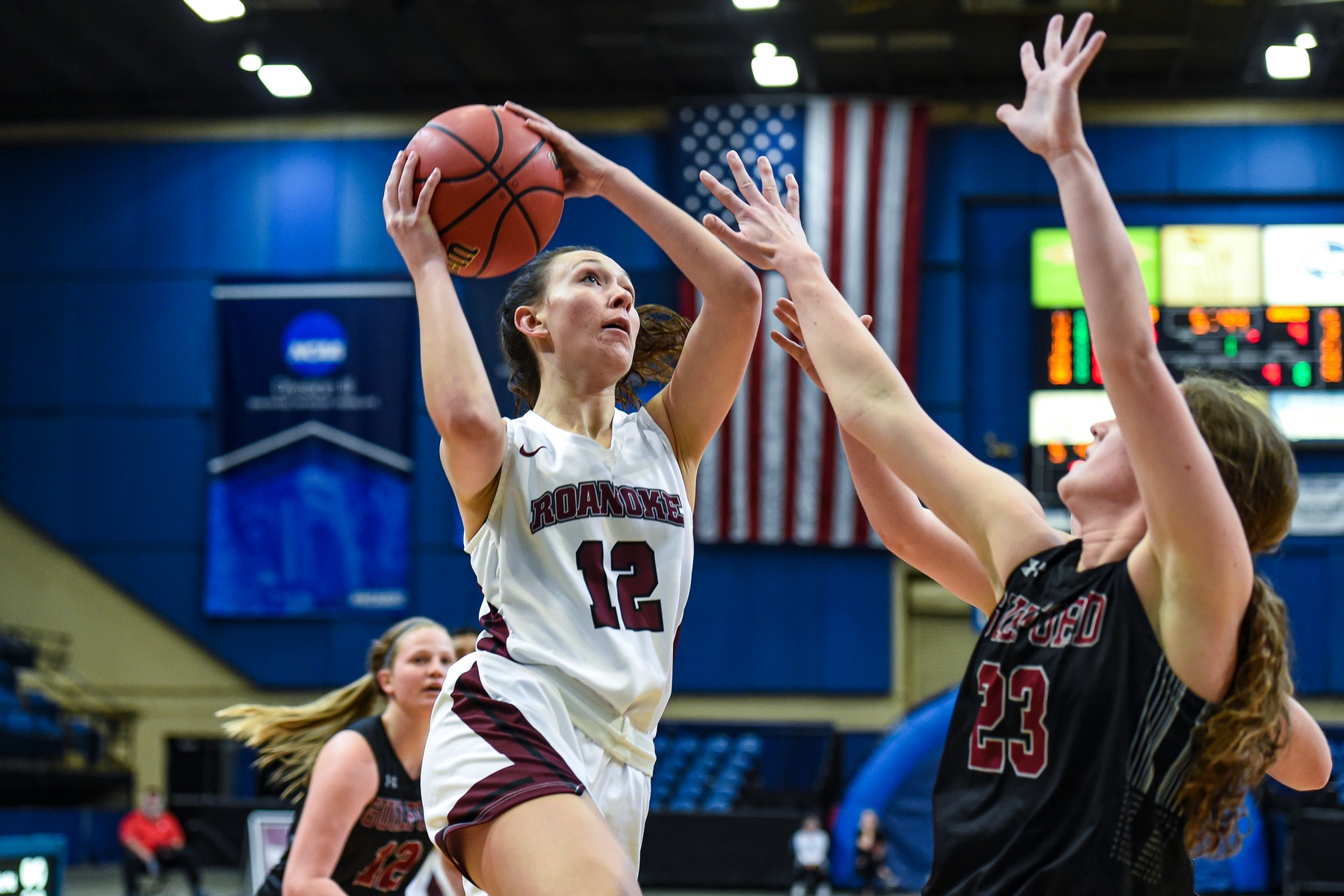 Kristina Harrel netted 15 against Guilford