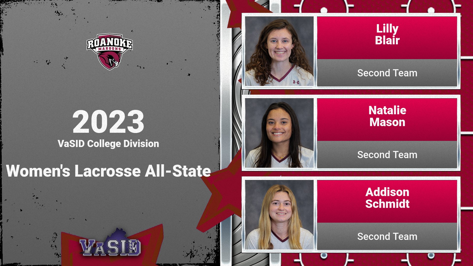 2023 VaSID All-State Women's Lacrosse