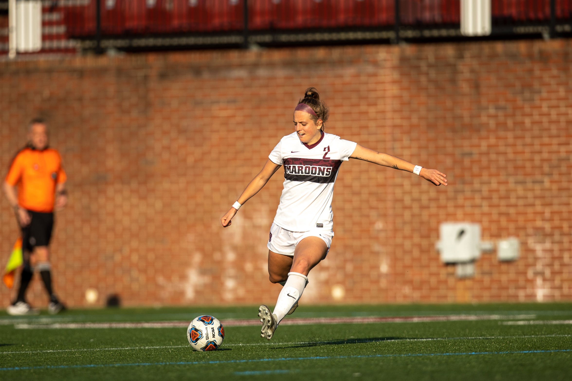 action photo of RC soccer player Lucy Perry