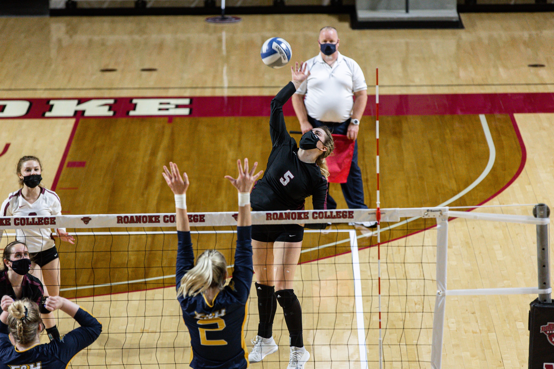 action photo of RC volleyball player Linsey Bailey